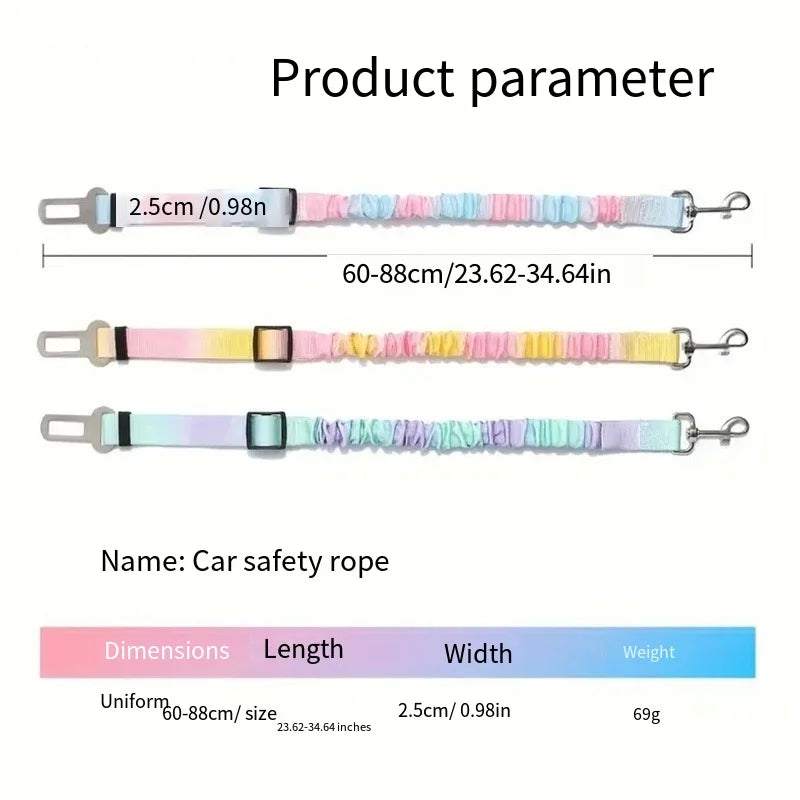 Adjustable Dog Car Safety Seat Belt