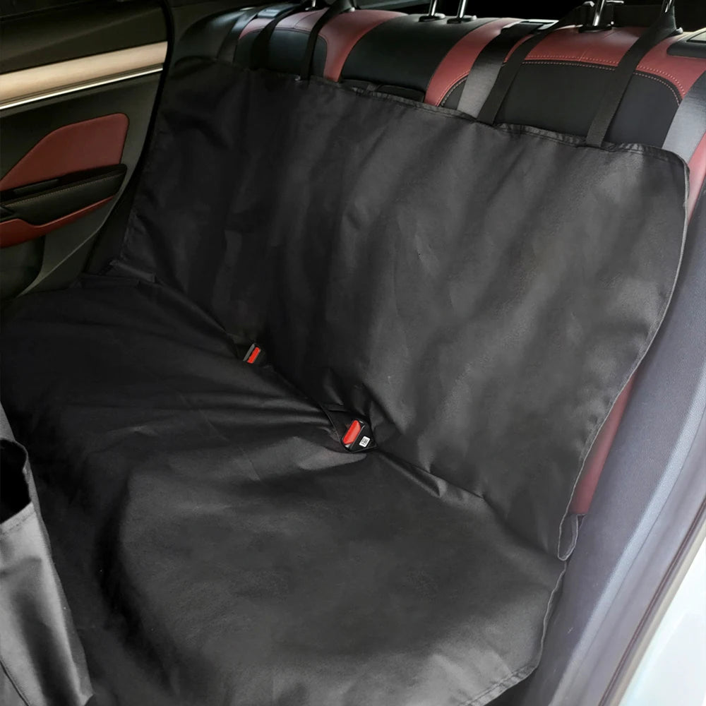 Waterproof Dog Car Seat Cover with Storage Pockets