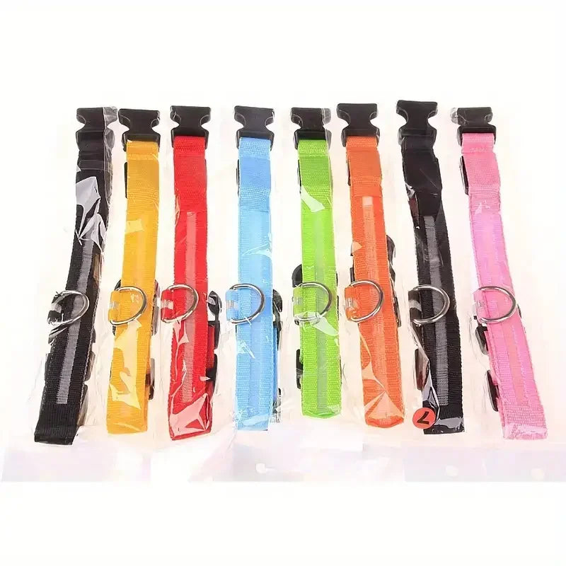 Glow LED Dog Collar – Night Safety for Dogs