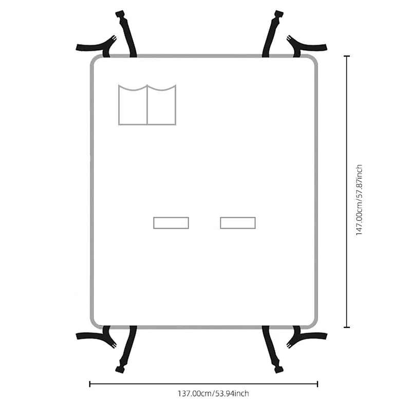 Waterproof Dog Car Seat Cover with Storage Pockets